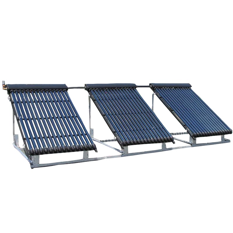 Rooftop Heat Pipe Vacuum Tube Solar Collector